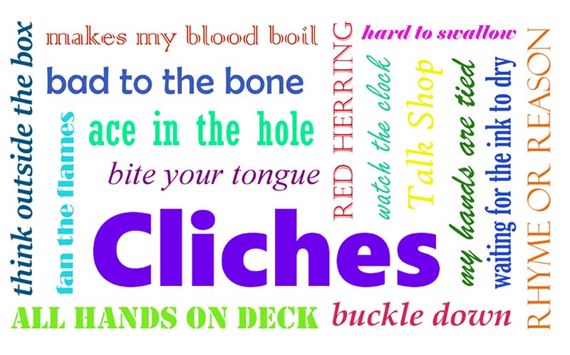 A thorn in any author’s side — the cliche